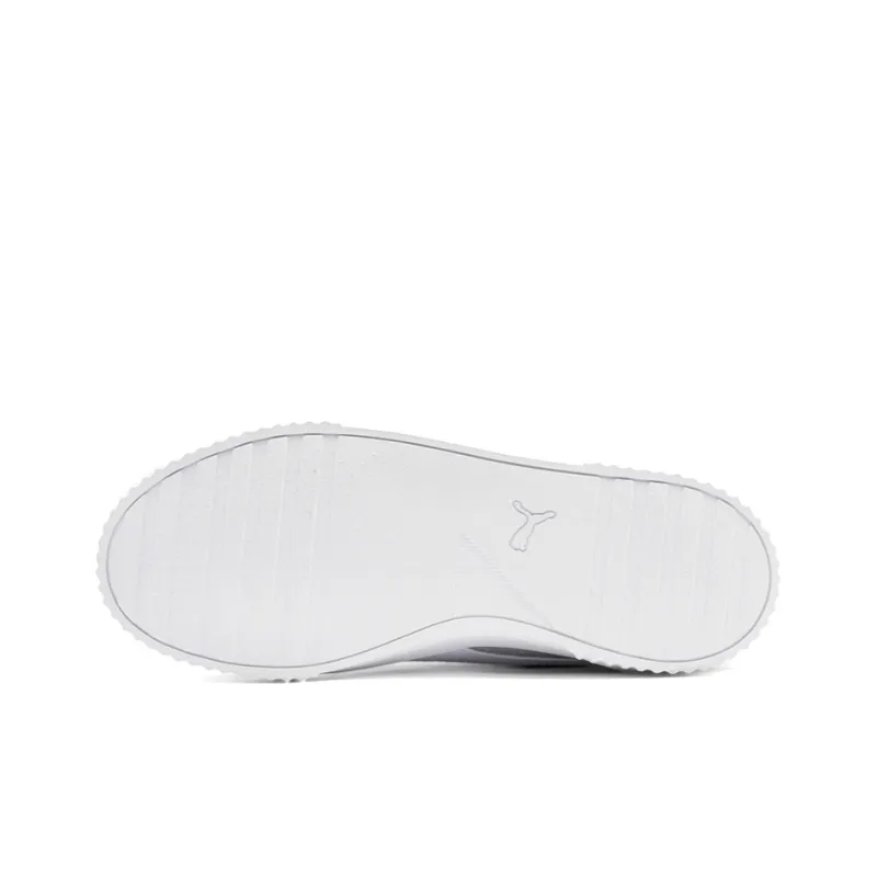 PUMA Carina Suede White/Grey/Red Women's-5