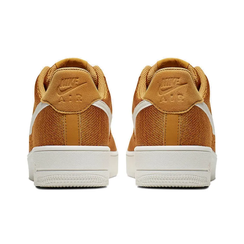Nike Air Force 1 Flyknit 2.0 Gold Suede-3