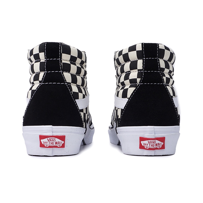 VANS NEW SK8-HI BOLT hot Shoes Checkerboard edition