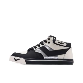 PONY Atop Low Top Skateboard Shoes Women's Black White