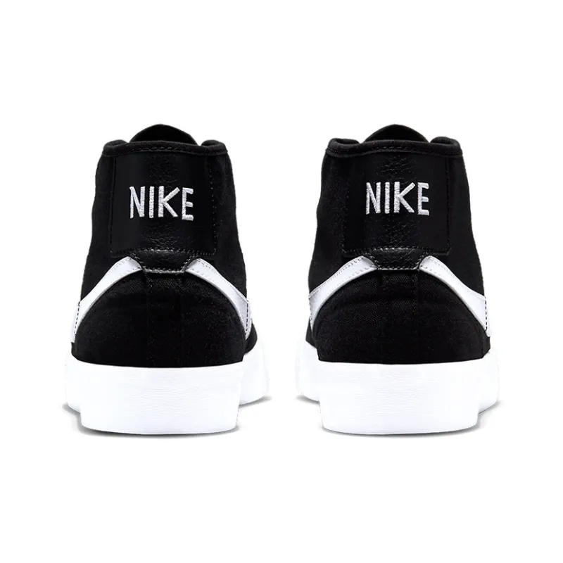 Nike Sb Blazer Court Mid Black White-3
