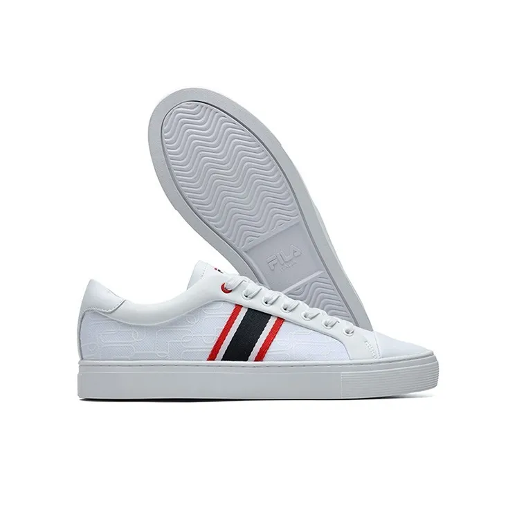 FILA 1911 Stripe Low Top Board Shoes FILA White-5