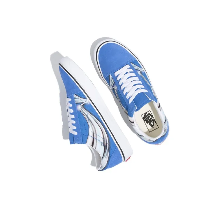 Vans Old Skool Warp Nebula Blue Chrome-2