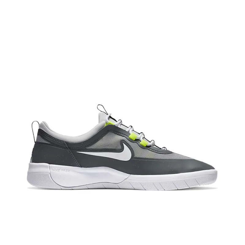 Nike Sb Nyjah Free 2 Grey Neon-1