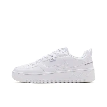 361° Air Force One Anti Slip Wear Resistant Low Top Skateboard Shoes White Gray