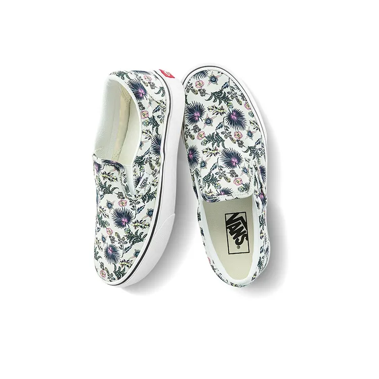 Vans Classic Slip on White/Multicolor Multi Color-3
