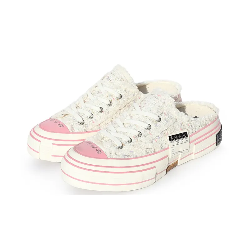 XVESSEL Skateboard Shoes Unisex Low Top White-9
