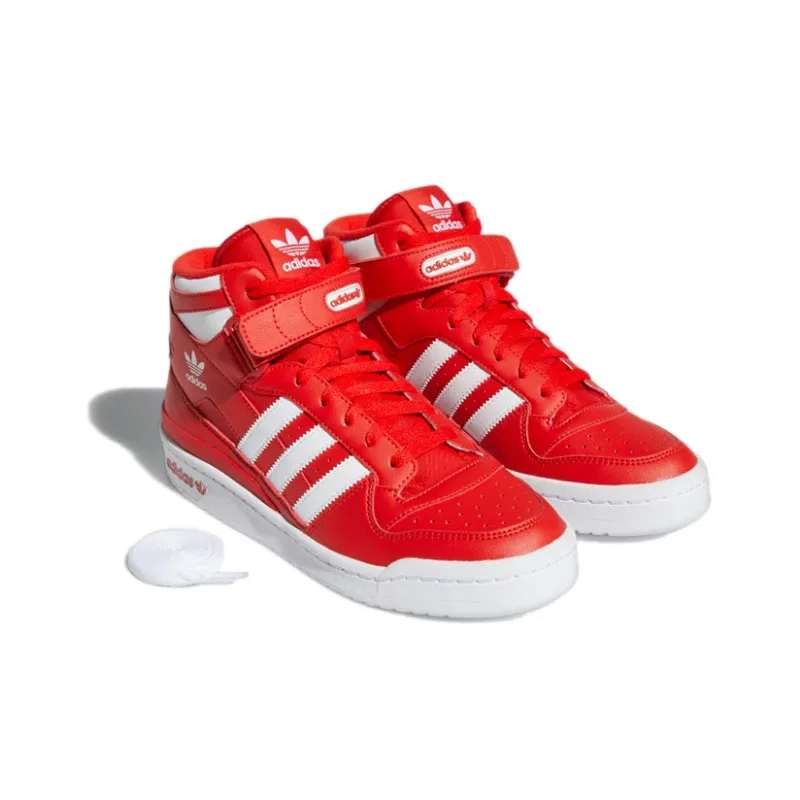 Forum Adidas Originals Mid 'Red'-3