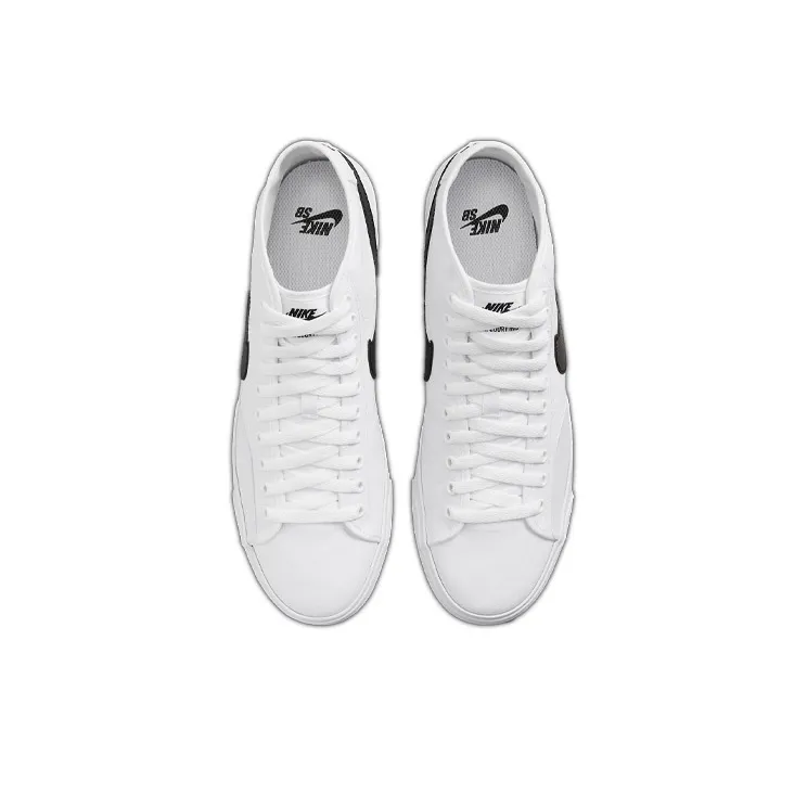 Nike Blazer Court Mid Sb 'White Black'-2