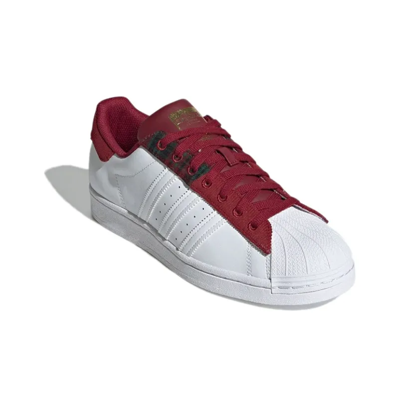 Adidas Superstar Collegiate Burgundy Cloud White-2