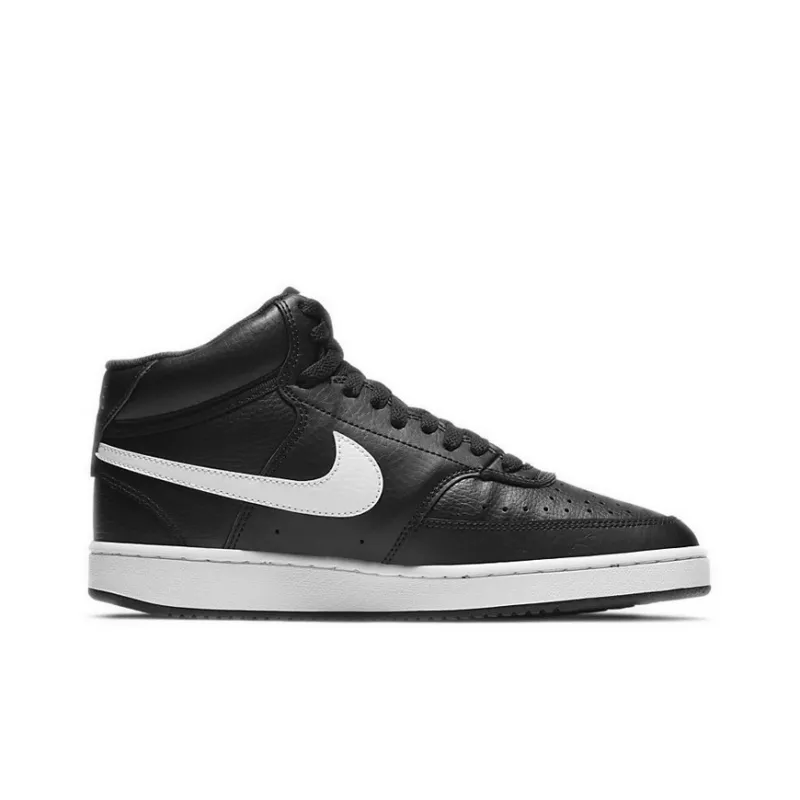 Nike Court Vision Mid Black White Women's-1