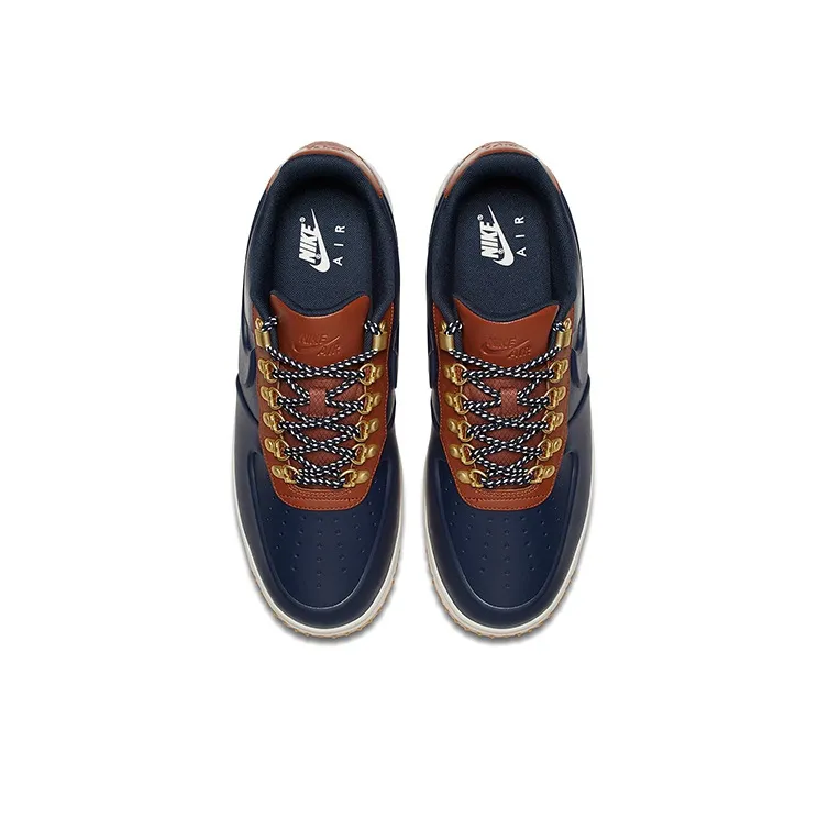 Nike Lunar Force 1 Duckboot Low Obsidian Saddle Brown-3