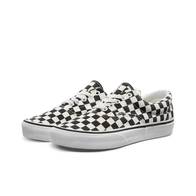Vans Era Checkerboard Marshmallow Black-1