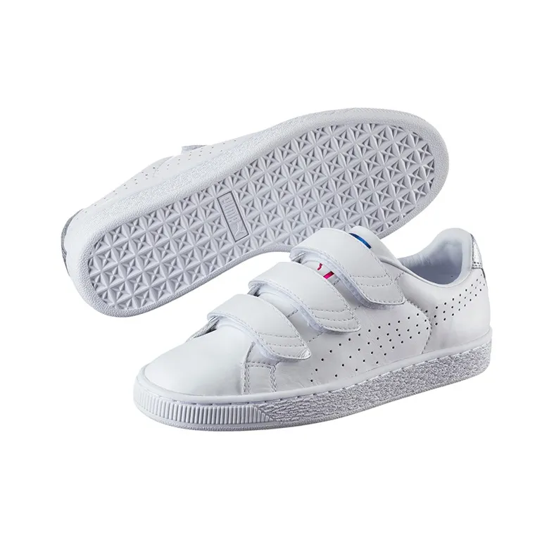 PUMA Basket Strap White Women's-5