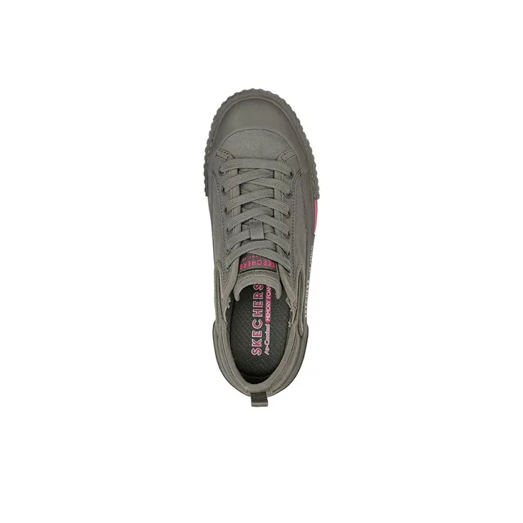 Skechers New Moon Total Eclipse Slip-Resistant Low-Top Skateboard Shoes Women's Olive-3