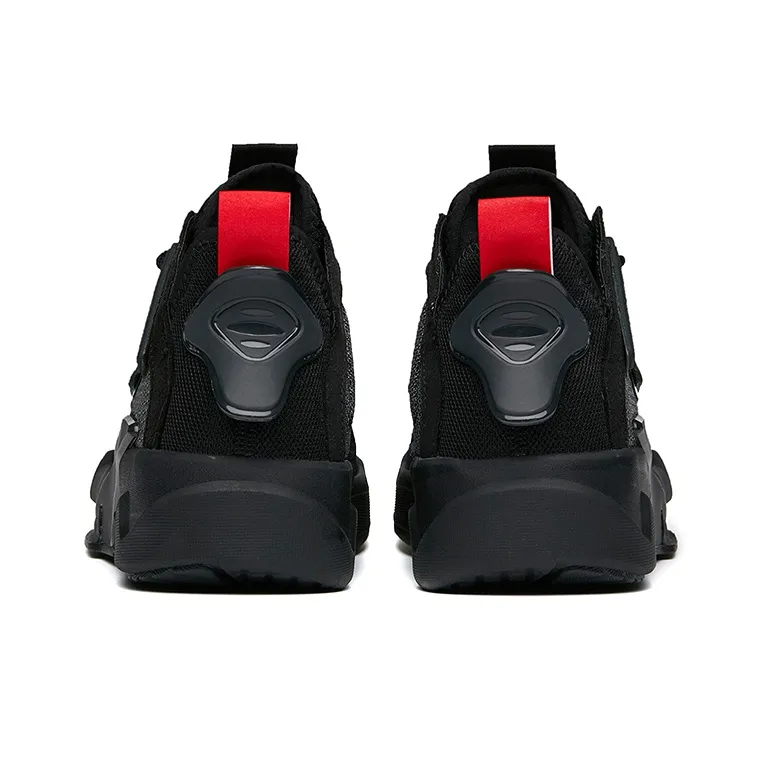 Anta Life Collection G6 Soup Lightweight, Breathable, And Abrasion Resistant Low Top Skateboard Shoes Men's Black-3