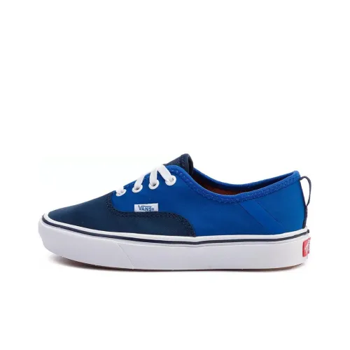 Vans Authentic Skateboard Shoes Unisex Low-Top Light Blue/Dark Blue/White