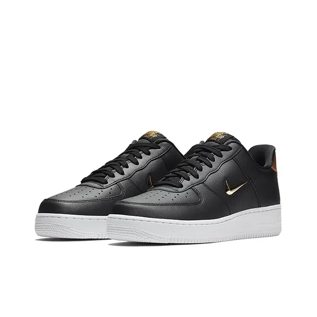 Nike Air Force 1 Low Jewel Black Metallic Gold-1