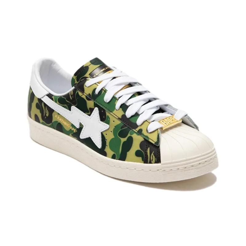 Adidas Superstar Bape Abc Camo Green-2