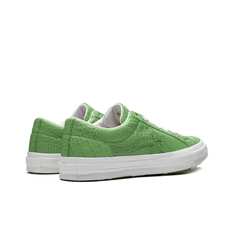 Converse One Star Ox Golf Le Fleur Faux Skin Green-3