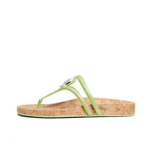 MICHAEL KORS Hampton Flip Flops Women's Green