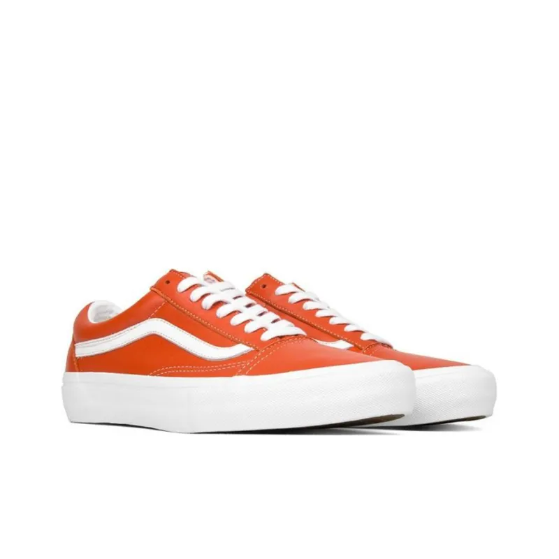 Vans Old Skool Italian Leather Mango-2