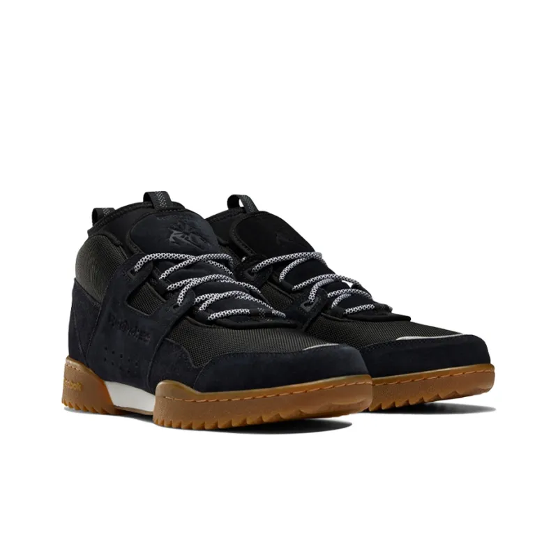 Reebok Workout Skateboard Shoes Men High-Top Extreme Night Black-2
