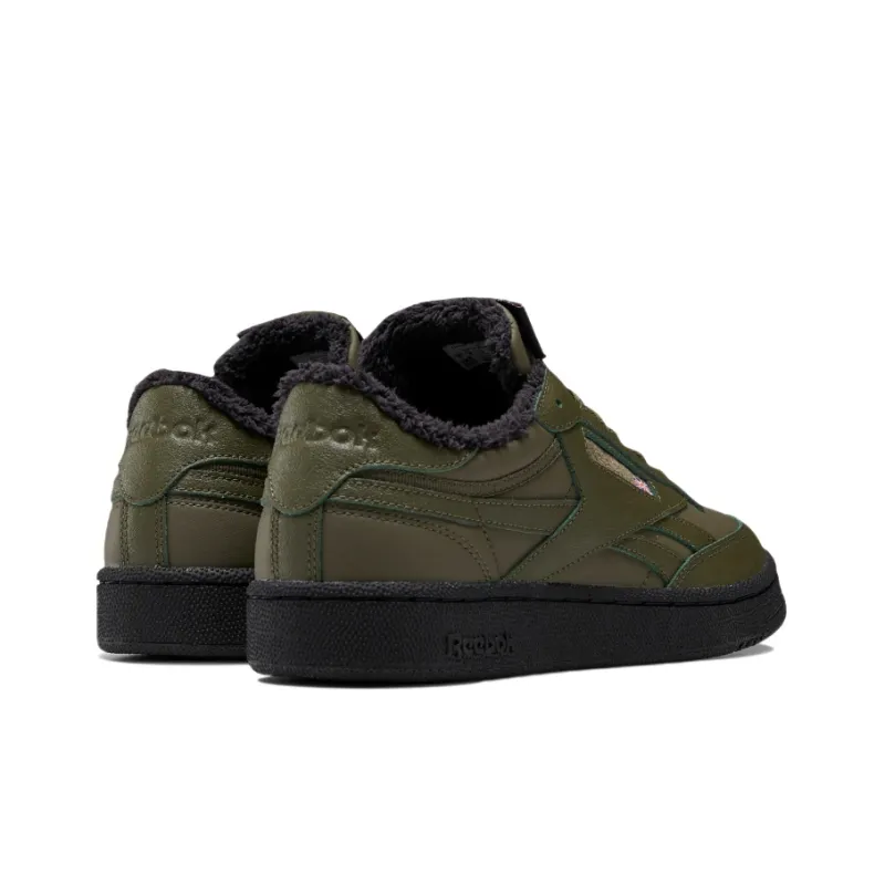 Reebok Club C Skateboard Shoes Men Low-Top Army Green-3