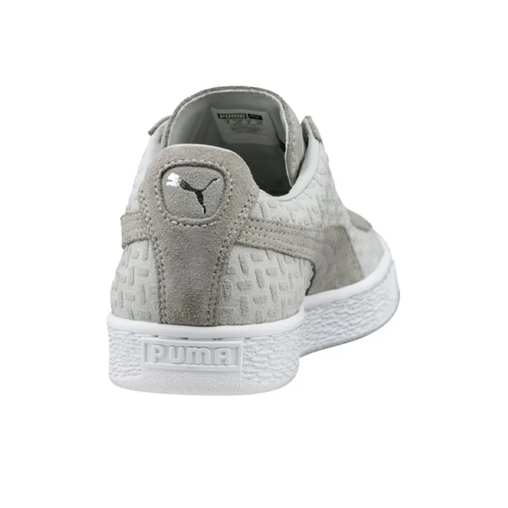 PUMA Suede Classic Emboss V2 Anti-Slip Wear-Resistant Low-Top Skateboard Shoes Men's Khaki-4