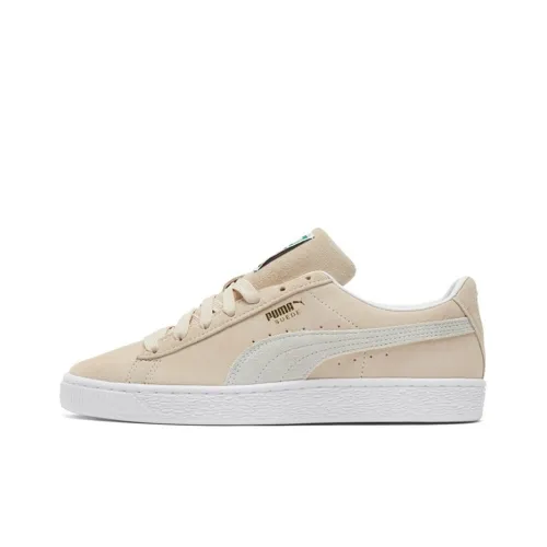 PUMA Suede Skateboard Shoes Unisex Low-Top Off White