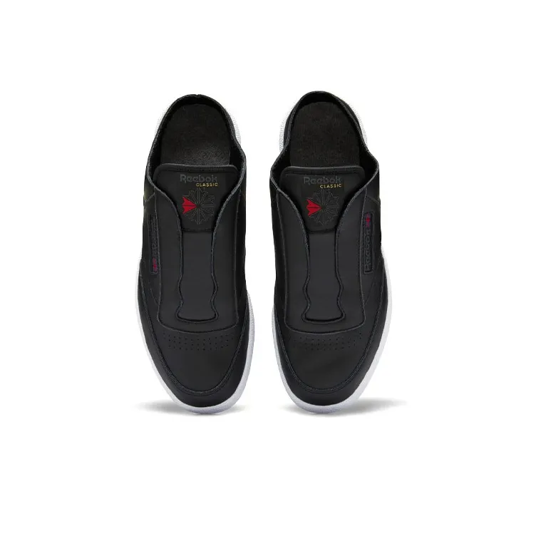 Reebok Club C Laceless Mule Black Grey-3