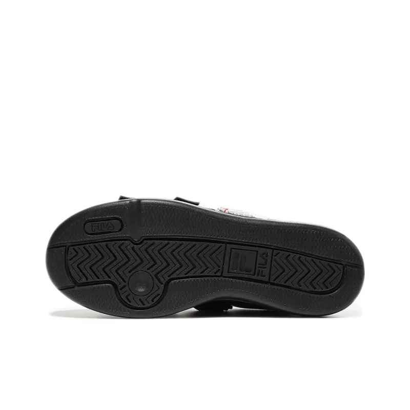 FILA Pushbutton X FILA Velcro Sneakers 'Black'-5