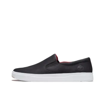 Timberland Davis Square Slip Ons 'Black Nubuck'