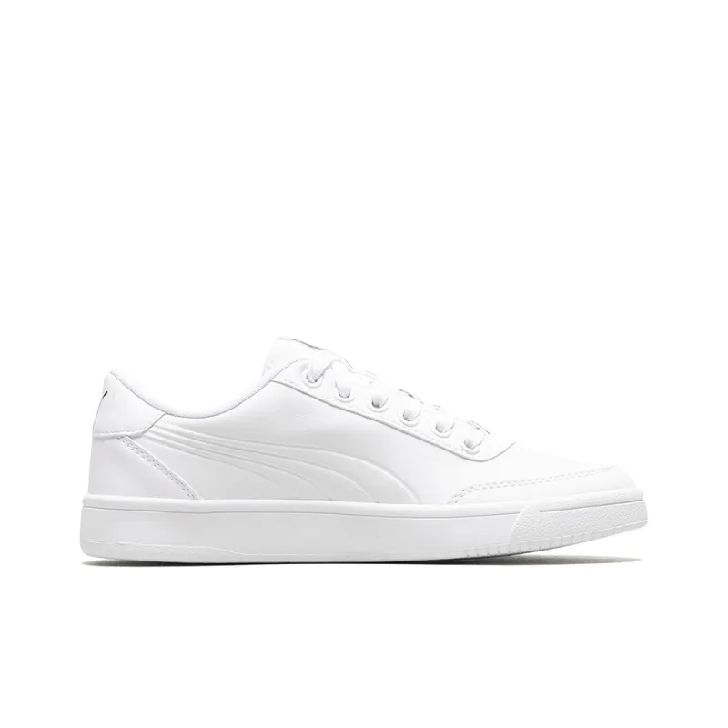 PUMA Court Breaker Bold White Casual Board Shoes 'White Black'-1
