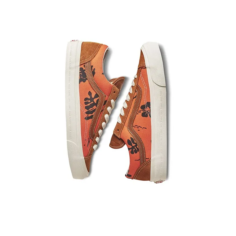 Vans Style 36 Modernica Orange Hawaiian Print-2