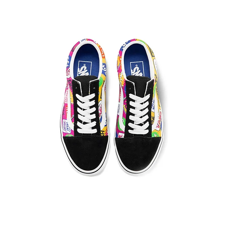 Vans Old Skool Colored Letters Multicolor Multi Color-2