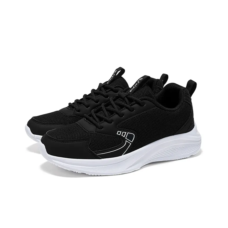 Feiyue Low-Top Running Shoes Unisex Black-2