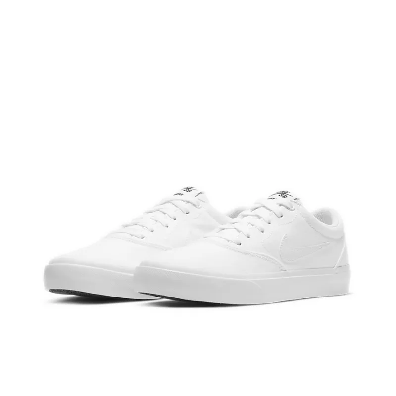 Nike Sb Charge Canvas 'Triple White' Women's-2