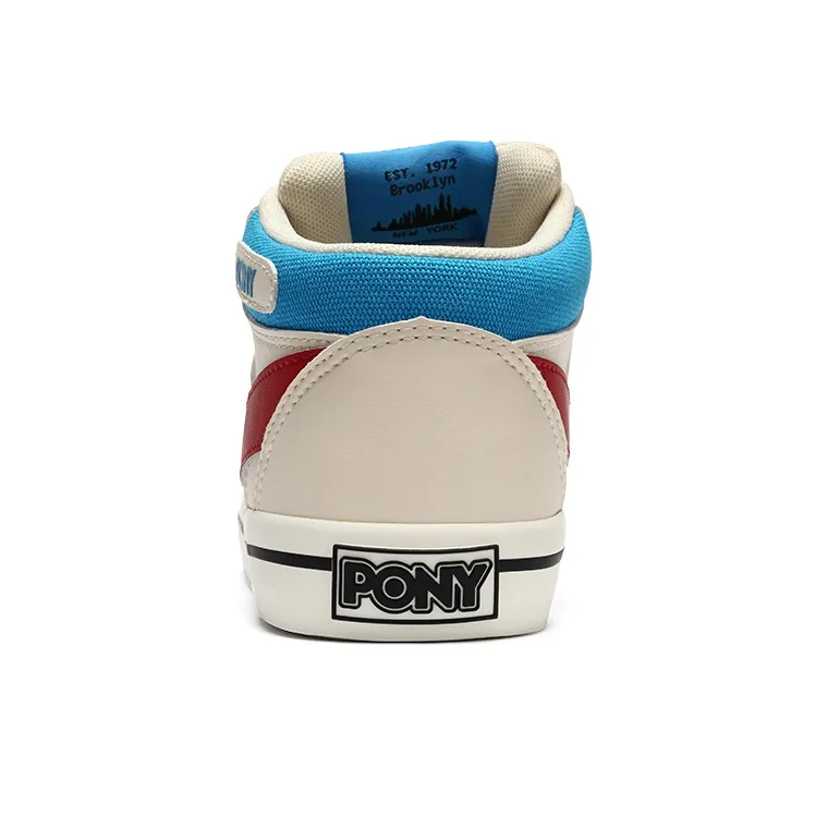 PONY Atop Cushioning Wear Resistant Low Top Skateboard Shoes Women's Ecru-4