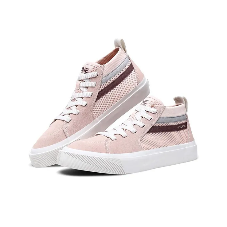 Skechers Skateboard Shoes Women's Mid-Top Pink-2