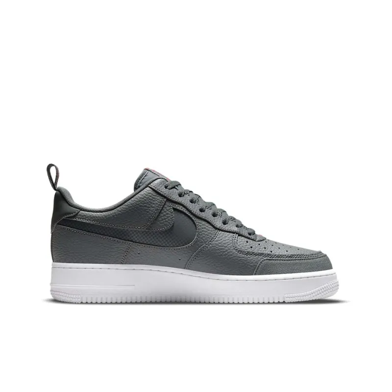 Nike Air Force 1 Low LV8 Smoke Grey Red Reflective Swoosh-1