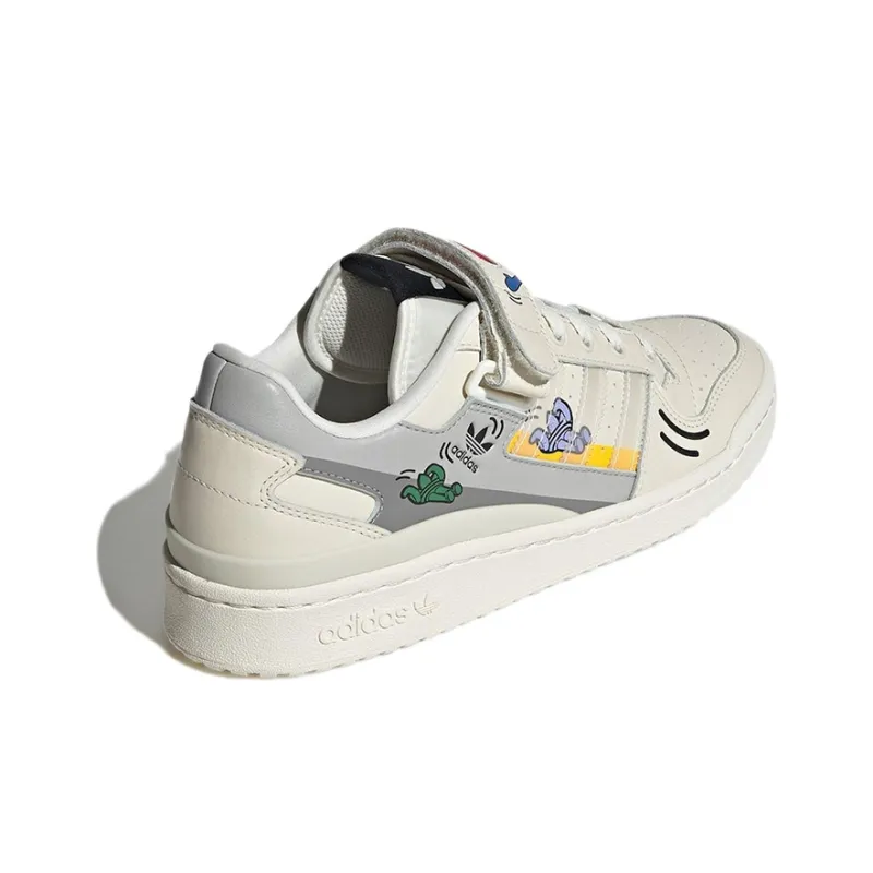 Adidas Forum Low Slide White-3