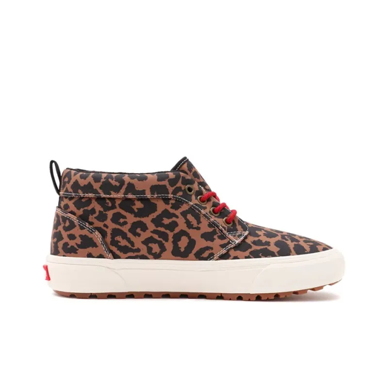 Vans Chukka Slip-Resistant Lightweight Wear-Resistant Mid-Top Skateboard Shoes Unisex Chestnut-1