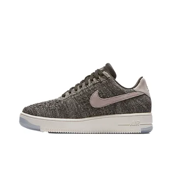 Nike Air Force 1 Flyknit Low Midnight Fog Silt Red Women's