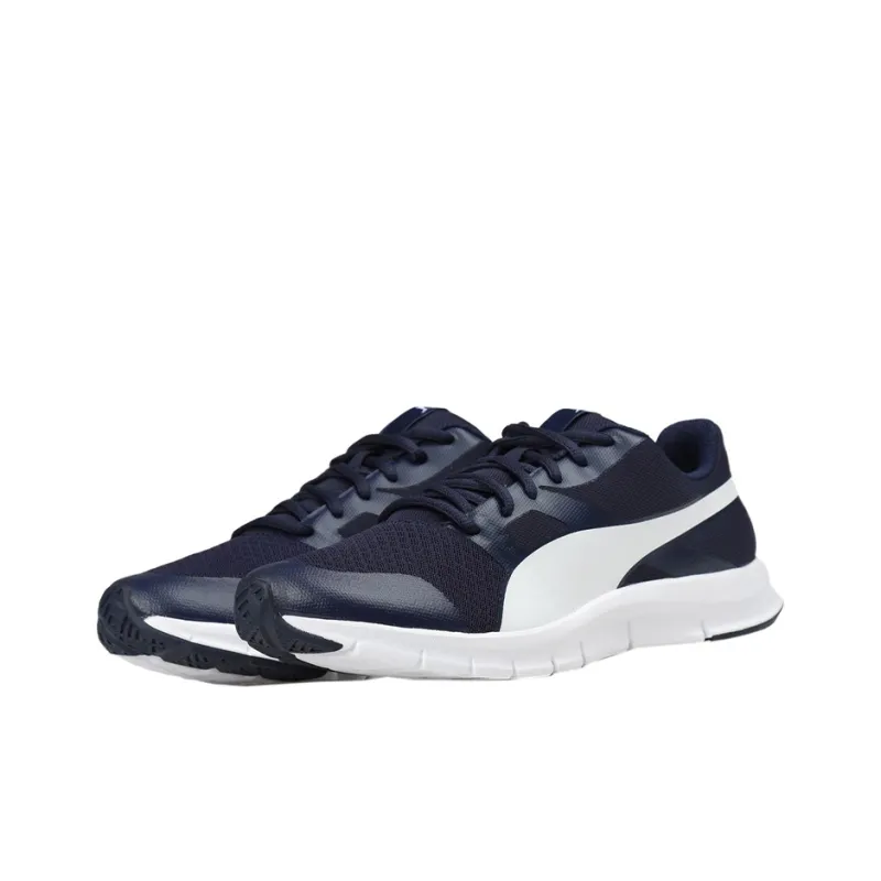 PUMA Flexracer Non Slip Cozy Low Top Sports Skate Shoes Blue White-3