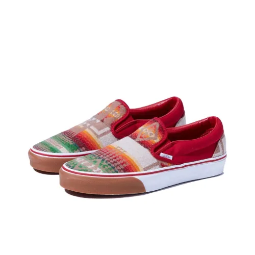 Vans Classic Slip-On All Nations Skate Jam Burgundy