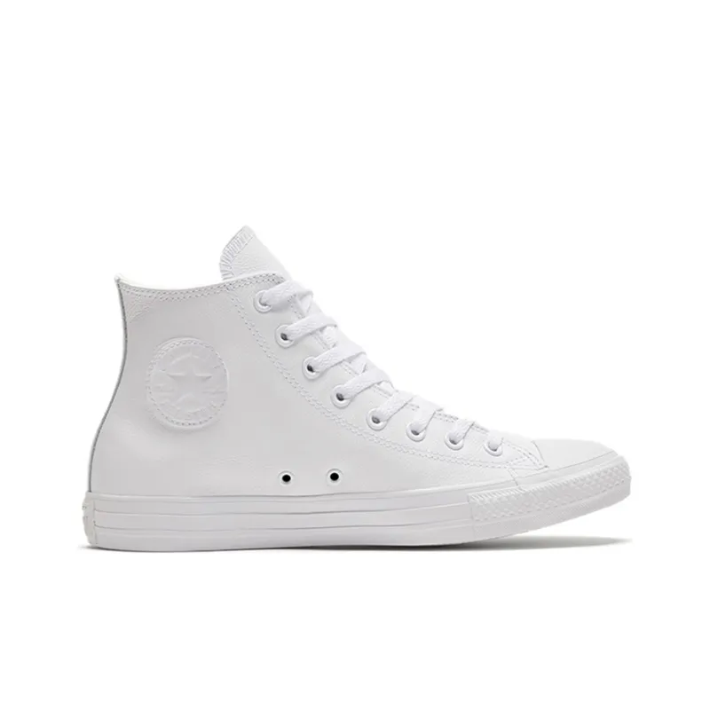 Converse Chuck Taylor All Star Leather Hi White Monochrome-1