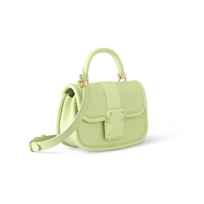 LOUIS VUITTON Epi Grain Cow Leather Shoulder Bag, Crossbody Bag, Handbag Women's Green-1
