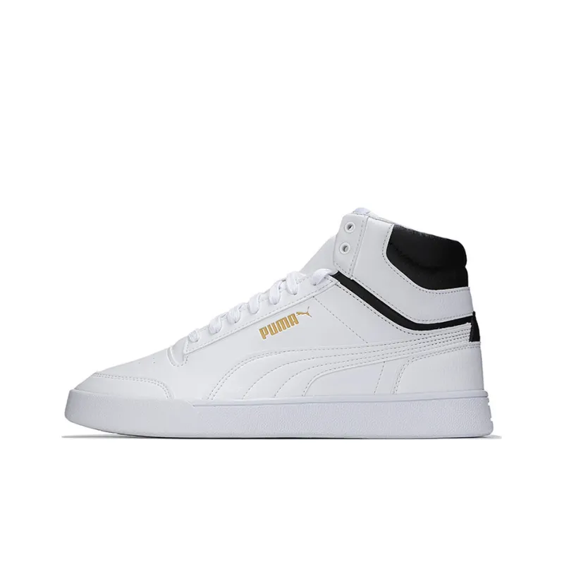 PUMA Shuffle Mid 'White Black Gold'-0