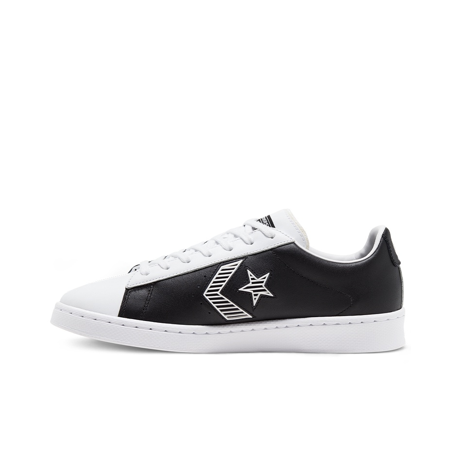 Converse Rivals Pro Leather White Black POIZON